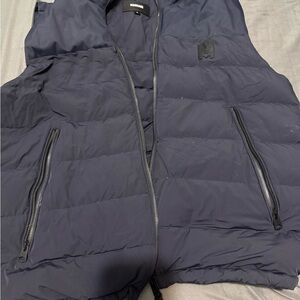 Mackage Navy Quilted Vest